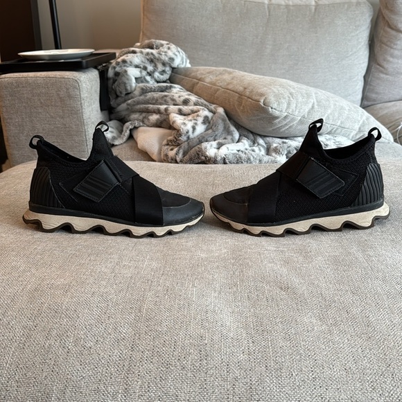 Sorel Women's Kinetic Sneak Boots, Black White - Picture 4 of 7